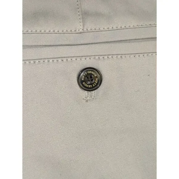 NWT Nifty Genius Chino Pants Mens 32 Stretch Classic Straight Leg Light Gray - Picture 11 of 13